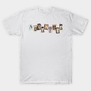 Adventure Lettering T-Shirt